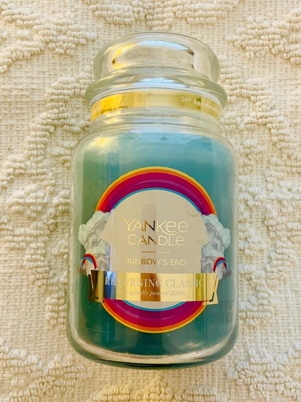Yankee Candle 50th Anniversary Edition Rainbow’s End Large Jar